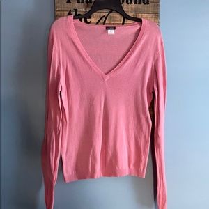 J.Crew 💓 lightweight cotton v-neck sweater